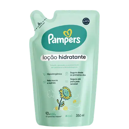 Imagem do produto Pampers Girassol Refil - Loção Hidratante Corporal 350ml