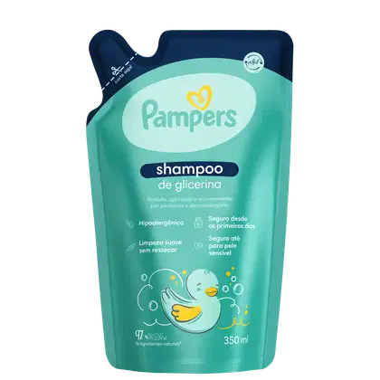 Imagem do produto Pampers Glicerina Refil - Shampoo 350ml
