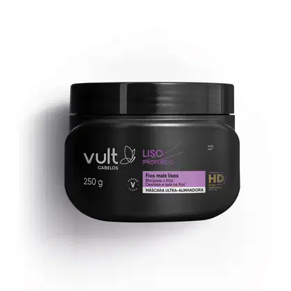 Imagem do produto Máscara Ultra-Alinhadora Vult Cabelos Liso Profundo 250g