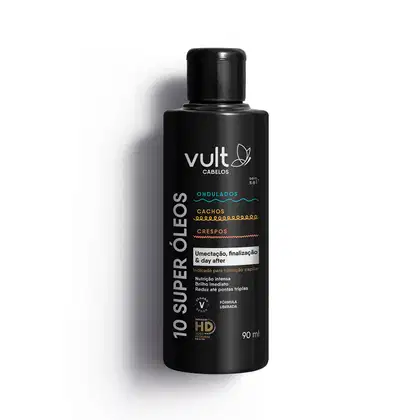 Imagem do produto 10 Super Óleos Vult Cabelos Ondulados,Cacheados e Crespos 90ml
