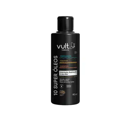 Imagem do produto Vult Cabelos 10 Super Óleos Ondulados, Cacheados e Crespos - Óleo Capilar 90ml