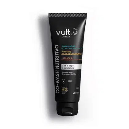 Imagem do produto Co-Wash Nutritivo Vult Cabelos Ondulados,Cacheados e Crespos 250ml