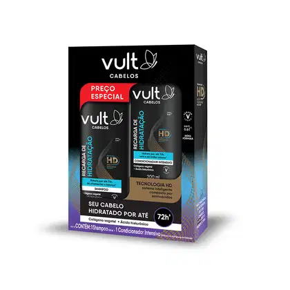 Imagem do produto Kit Vult Cabelos Recarga de Hidratação Especial (2 Produtos)