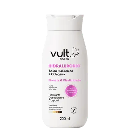 Imagem do produto Vult Corpo Hidraluronic Firmeza & Elasticidade - Hidratante Desodorante Corporal 200ml