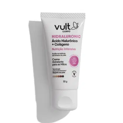 Imagem do produto Creme Hidratante para Mãos Vult Corpo Hidraluronic Nutrição Intensiva 50g