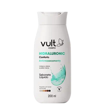 Imagem do produto Vult Corpo Hidraluronic Conforto Antirressecamento - Sabonete Líquido 200ml