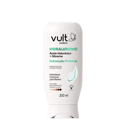 Imagem do produto Hidratante Corporal para Banho Vult Corpo Hidraluronic Hidratação Profunda 200ml