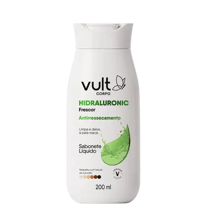 Imagem do produto Vult Corpo Hidraluronic Frescor Antirressecamento - Sabonete Líquido 200ml