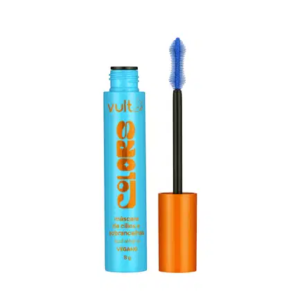 Imagem do produto Máscara de Cílios Colorida Azul Alegria Vult Colors 8g