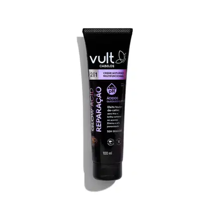 Imagem do produto Vult Glow Acid Reparação  2 em 1 - Creme Noturno Multifuncional 100ml