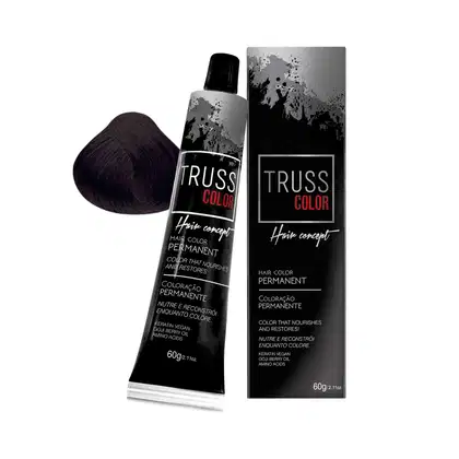 Imagem do produto Coloração Permanente Truss Color Castanho Médio 4.0 60g