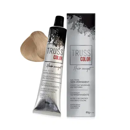 Imagem do produto Coloração Semipermanente Truss Color Louro Muito Claro Dourado Suave 9.03 60g