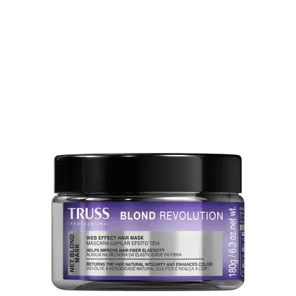 Máscara Capilar da linha Net Blond Revolution da marca TRUSS.