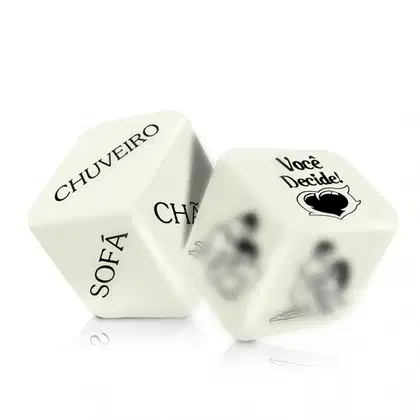 Imagem do produto Jogo do Prazer Hot - Dado Erótico que Brilha no Escuro 2 UN