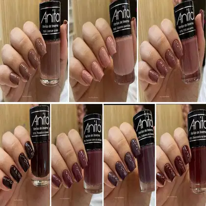 Imagem do produto Anita Esmaltes Nova Coleção Férias De Inverno - Kit Com 7 Esmaltes