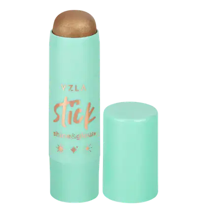 Imagem do produto Stick Iluminador Shine & Glow Vizzela  - Glow 3 - Perolado Rose Gold