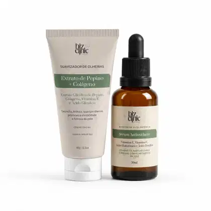 Imagem do produto Kit Blz Clinic Máscara Extrato de Pepino + Sérum Antioxidante