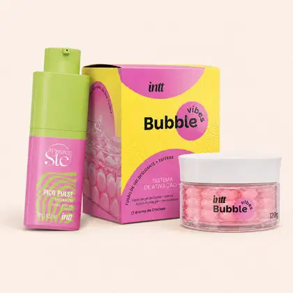 Imagem do produto Kit Bubble Vibes 3 Em 1 e Pico Pulse Melancia Sugador Intt