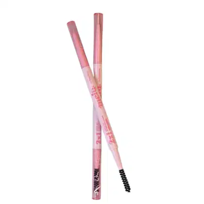 Imagem do produto Lápis Sobrancelha 2x1 Cor Medium Ponta Fina Escovinha Melu