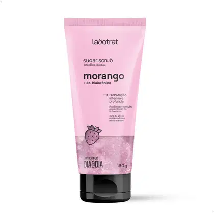 Imagem do produto Esfoliante Corporal Sugar Scrub Morango Labotrat 180g