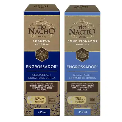 Imagem do produto Tio Nacho Antiqueda Engrossador Kit Shamp 415ml + Cond 415ml