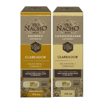 Imagem do produto Tio Nacho Kit Shampoo E Condicionador Clareador - 415ml