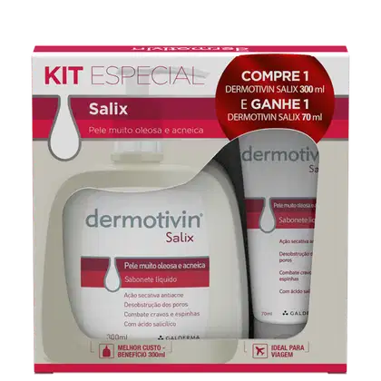 Imagem do produto Kit Dermotivin Salix Limpeza Facial (2 produtos)