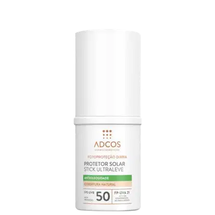 Imagem do produto Adcos Fotoproteção Diária Stick Ultraleve FPS50 Nude - Protetor Solar Facial com Cor 15g