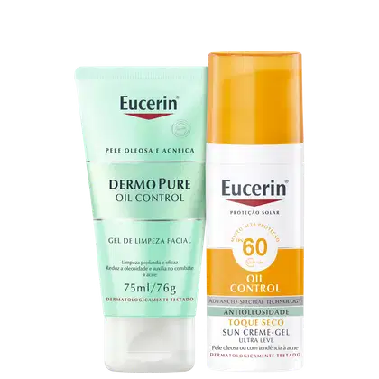 Imagem do produto Kit Eucerin Oil Control FPS60 Dermo Pure (2 Produtos)