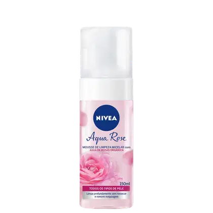 Imagem do produto NIVEA Aqua Rose - Mousse de Limpeza Facial 150ml
