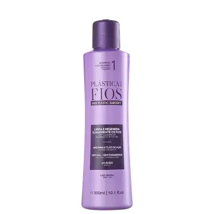Imagem do produto Cadiveu Professional Plástica dos Fios Pós-Selagem - Shampoo sem Sal 300ml
