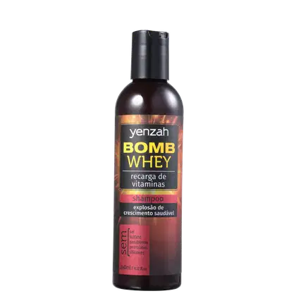 Imagem do produto Yenzah Power Whey Bomb Cream - Shampoo sem Sulfato 240ml