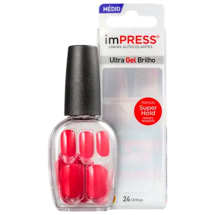 Imagem do produto Kiss New York Impress Média Rather Reckless - Unhas Postiças