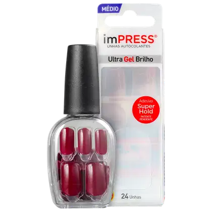 Imagem do produto Kiss New York Impress Média Deep Kiss - Unhas Postiças