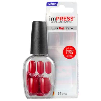 Imagem do produto Kiss New York Impress Média Message Me - Unhas Postiças