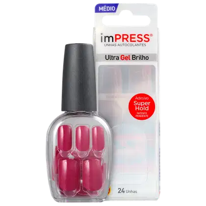 Imagem do produto Kiss New York Impress Média Bittersweet - Unhas Postiças