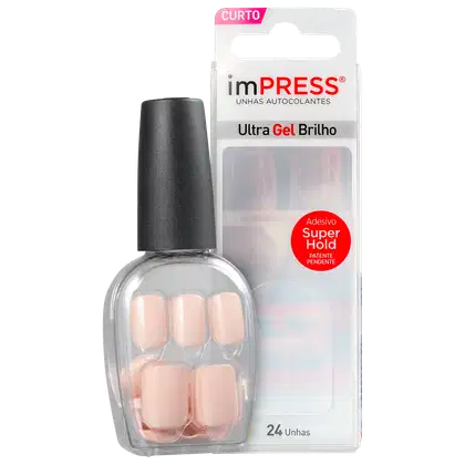 Imagem do produto Kiss New York Impress Curta Bubble Gum - Unhas Postiças