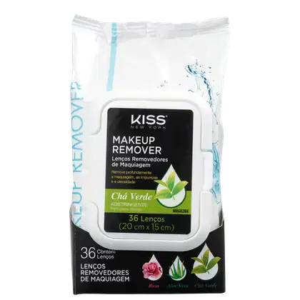 Imagem do produto Kiss New York Chá Verde - Lenço Demaquilante 200g