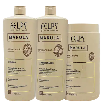 Imagem do produto Kit Felps Professional Marula Tratamento Salão (3 Produtos)