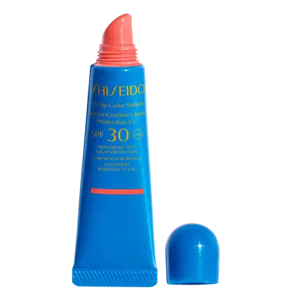 Imagem do produto Shiseido UV Lip Color Splash FPS 30 Uluru Red - Gloss Hidratante 10ml