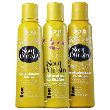 Imagem do produto Kit Richée Professional Soul Cacheada Trio (3 Produtos)