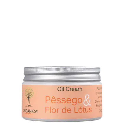 Imagem do produto Orgânica Pêssego e Flor de Lótus Oil - Creme Hidratante Corporal 250g