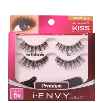 Imagem do produto Kiss New York I Envy Au Naturale 02 Duplo - Cílios Postiços 3g