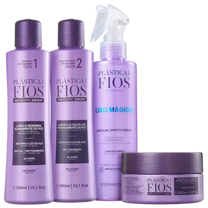 Imagem do produto Kit Cadiveu Professional Plástica Dos Fios Manutenção (4 Produtos)