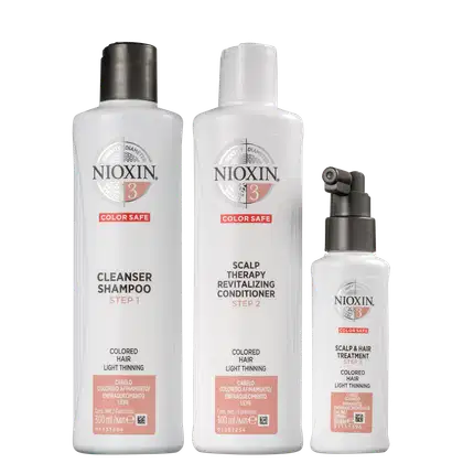 Imagem do produto Kit Nioxin Loyalty Sistema 3 de Tratamento Contra Afinamento Capilar (3 Produtos)