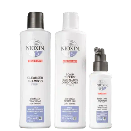 Imagem do produto Kit Nioxin Loyalty Sistema 5 de Tratamento Contra Afinamento Capilar (3 Produtos)
