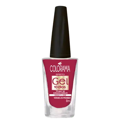 Imagem do produto Colorama Efeito Gel Vermelho Proibido - Esmalte Cremoso 8ml