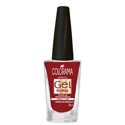 Imagem do produto Colorama Efeito Gel Vermelha Obsessão - Esmalte Cremoso 8ml