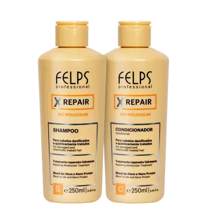 Imagem do produto Kit Felps Professional XRepair Bio Molecular Duo (2 Produtos)