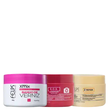 Imagem do produto Kit Felps Professional Cronograma Capilar Reconstrução (3 Produtos)